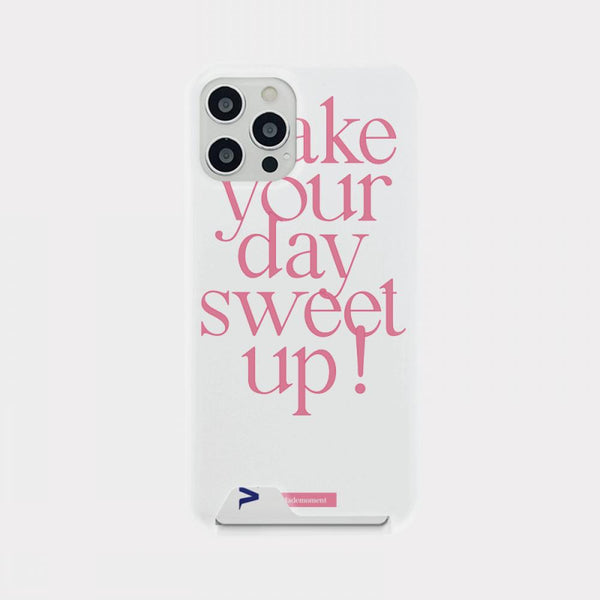 [Mademoment] Sweet Up Lettering Design Phone Case