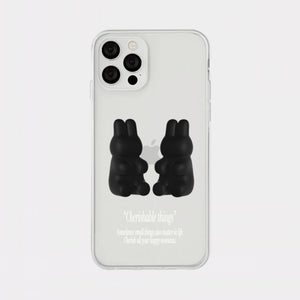 [Mademoment] Cherishable Things Design Clear Phone Case (4 Types)