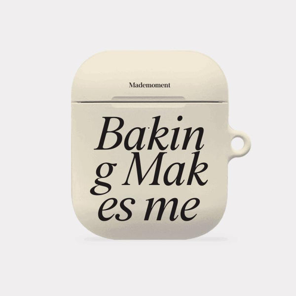 [Mademoment] Home Baking Lettering Design AirPods Case
