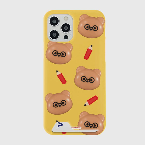 [THENINEMALL] 패턴 스터디 구미 Hard Phone Case (3 types)