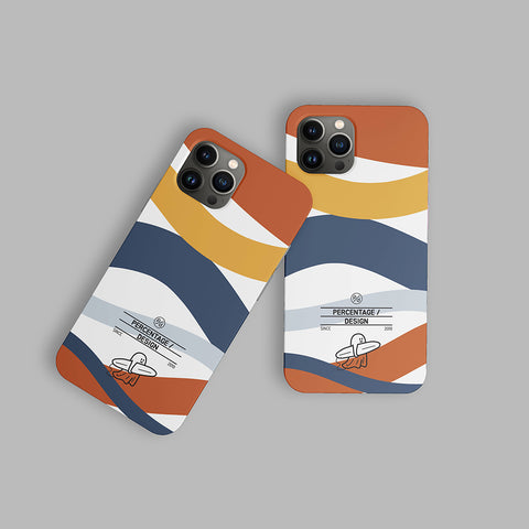 [PERCENTAGE] Ribbon Wave Phone Case (4 Types)