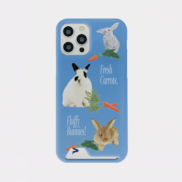 [Mademoment] Fluffy Bunnies Design Phone Case