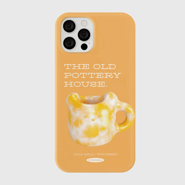 [THENINEMALL] 오렌지 포터리 Hard Phone Case (2 types)