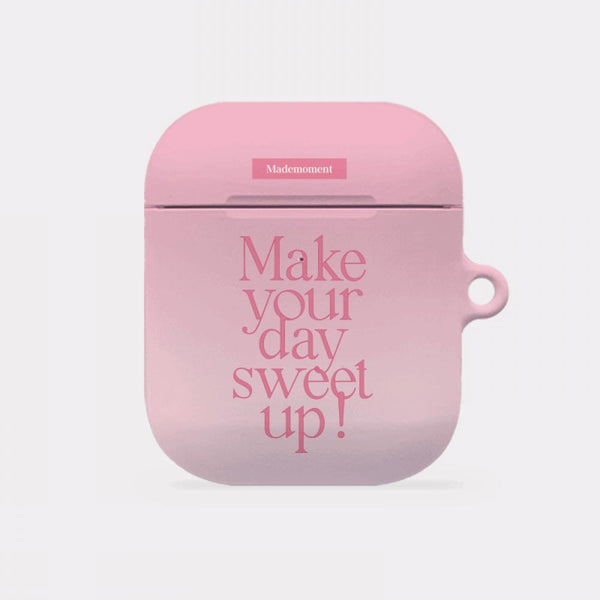 [Mademoment] Sweet Up Lettering Design AirPods Case