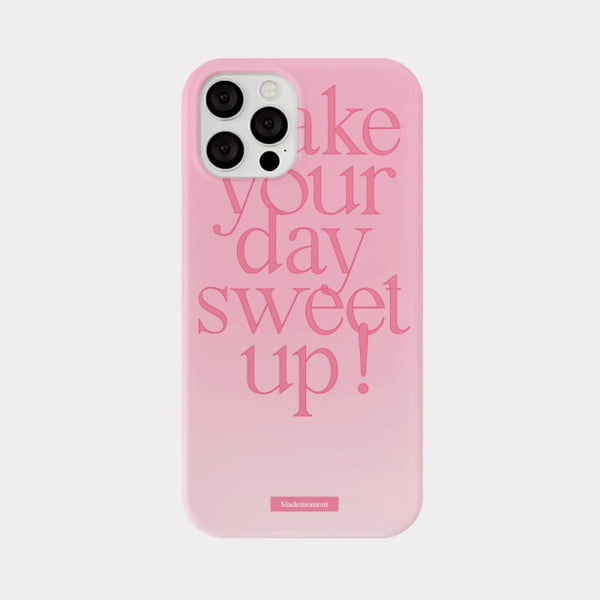 [Mademoment] Sweet Up Lettering Design Phone Case