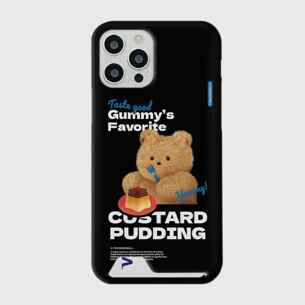 [THENINEMALL] Pudding Gummy Hard Phone Case (2 types)