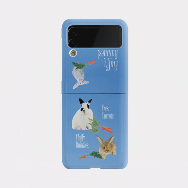 [Mademoment] Fluffy Bunnies Design Phone Case