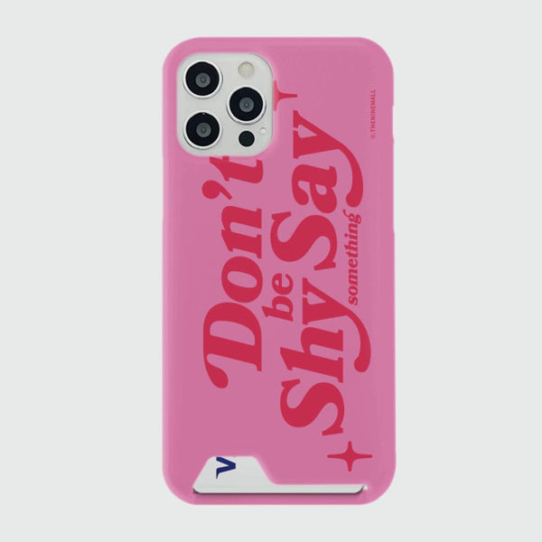 [THENINEMALL] Dont Be Shy Hard Phone Case (2 types)