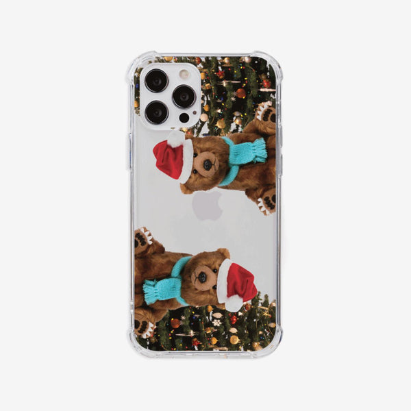 [Mademoment] Teddystmas Design Clear Phone Case (4 Types)