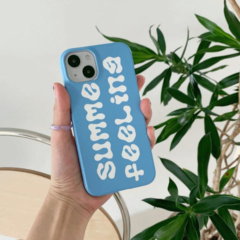 [Mademoment] Summer Feeling Lettering Design Phone Case