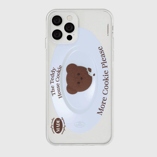 [THENINEMALL] 테디 쿠키하우스 Clear Phone Case (2 types)