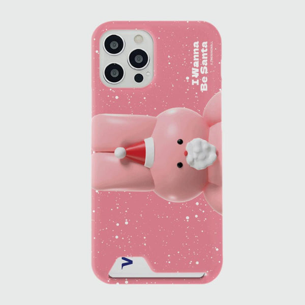 [THENINEMALL] Windy Wannabe Santa Hard Phone Case (2 types)