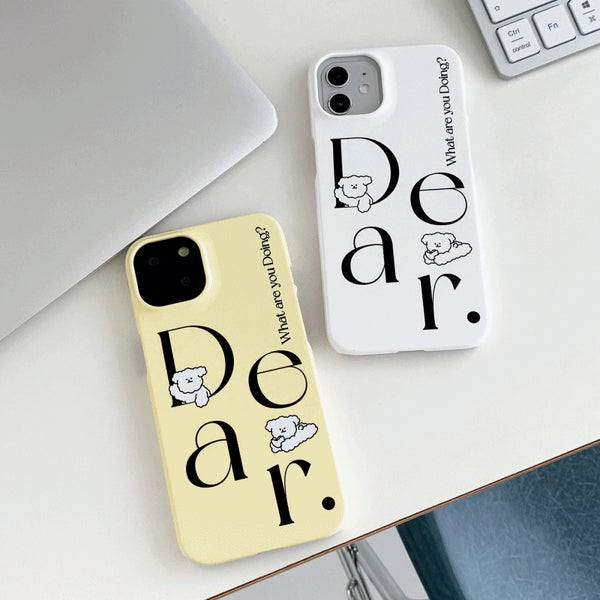 [Mademoment] Dear Molly Lettering Design Phone Case