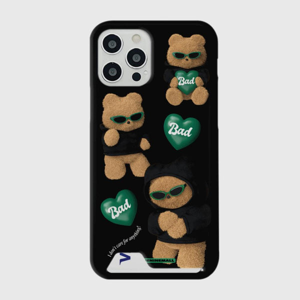 [THENINEMALL] Pattern Bad Gummy Hard Phone Case (2 types)