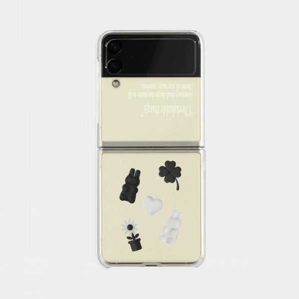 [Mademoment] Cherishable Things Design Clear Phone Case (4 Types)