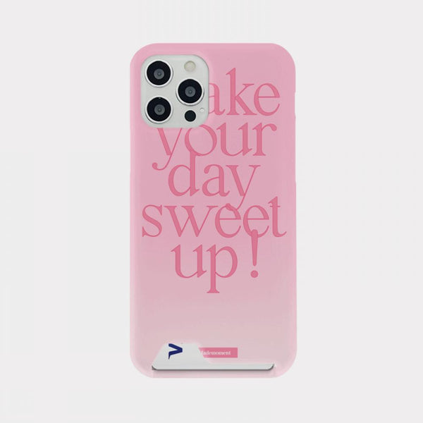 [Mademoment] Sweet Up Lettering Design Phone Case