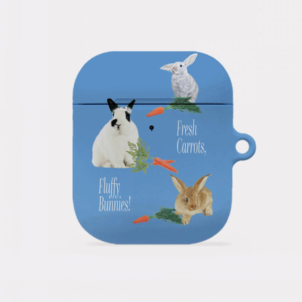 [Mademoment] Fluffy Bunnies Design AirPods Case