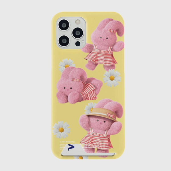 [THENINEMALL] Pattern Picnic Day Windy Hard Phone Case (2 types)