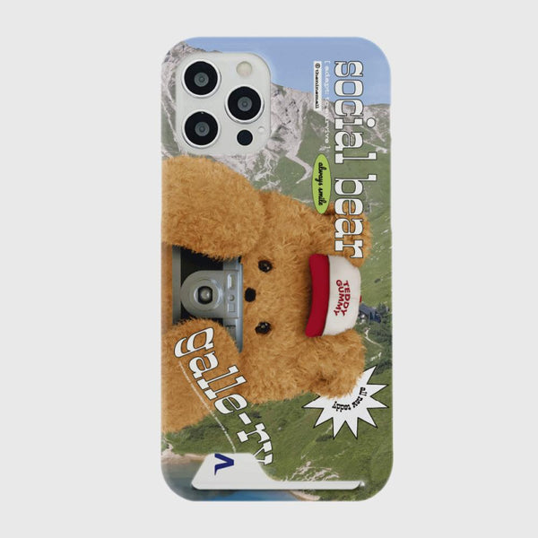 [THENINEMALL] 포토 테디 갤러리 Hard Phone Case (3 types)