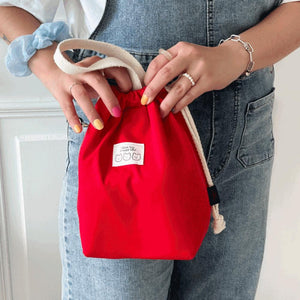 [THENINEMALL] Red Jelly Gummy Cooler Bag