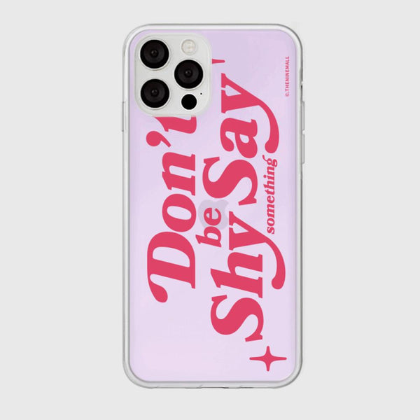 [THENINEMALL] Dont Be Shy Mirror Phone Case