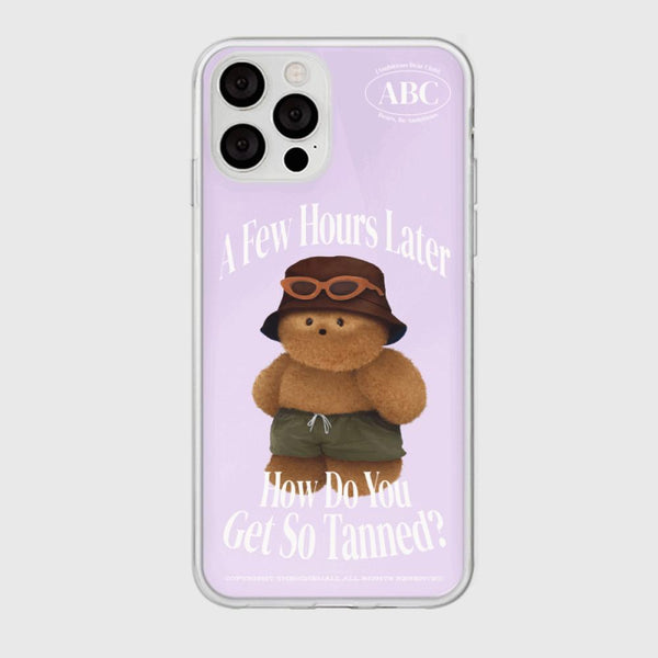 [THENINEMALL] 태닝 테디 Mirror Phone Case