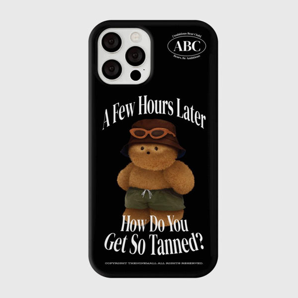 [THENINEMALL] 태닝 테디 Hard Phone Case (3 types)