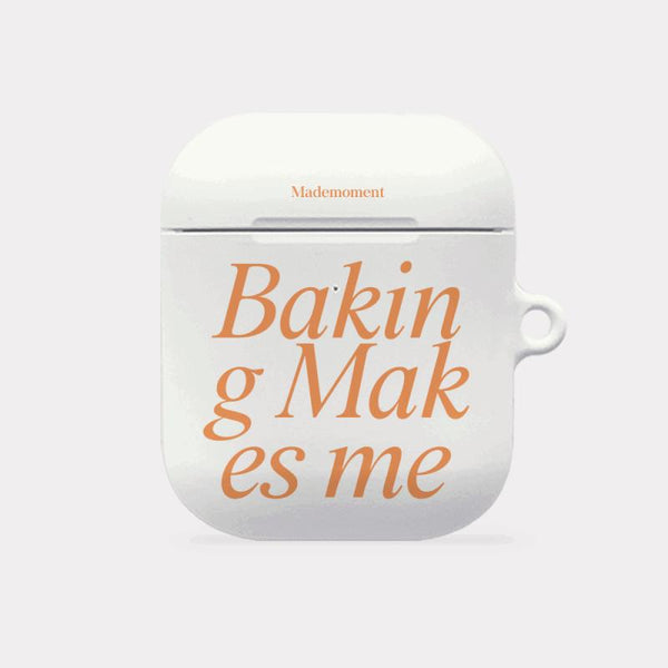 [Mademoment] Home Baking Lettering Design AirPods Case