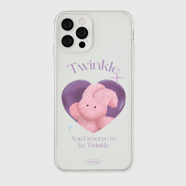 [THENINEMALL] 트윙클 윈디 Clear Phone Case (3 types)