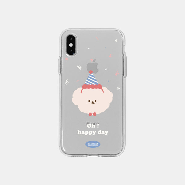 [DEEPING CASE] 콩~그레이츄 레이션 Jelly Case (Ivory)