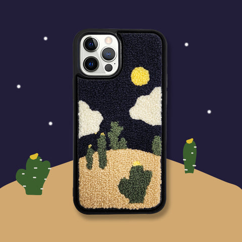 [MOMO CASE] 나이트타임 Embroidery Phone Case