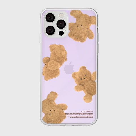 [THENINEMALL] Pattern Gummy Tumbling Mirror Phone Case