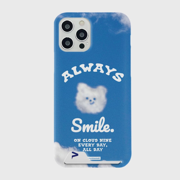 [THENINEMALL] Cloud Gummy Hard Phone Case (2 types)