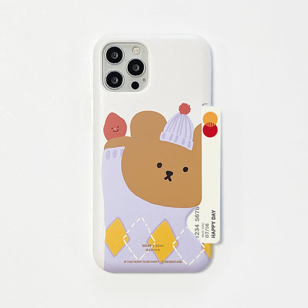 [MOMO CASE] 498 해피곰구마 Phone Case