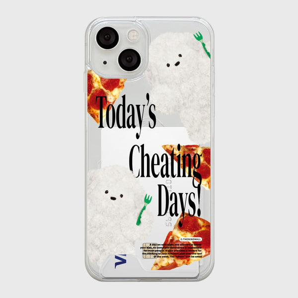 [THENINEMALL] Cheating Day Ppokku Clear Phone Case (3 types)