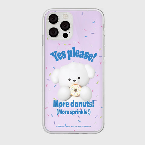 [THENINEMALL] More Donuts Ppokku Mirror Phone Case