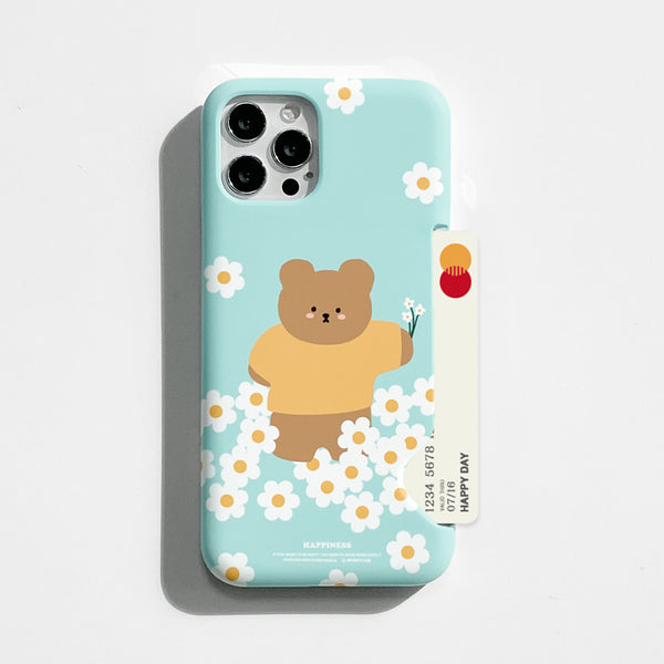 [MOMO CASE] 485 꽃줄베어 Phone Case