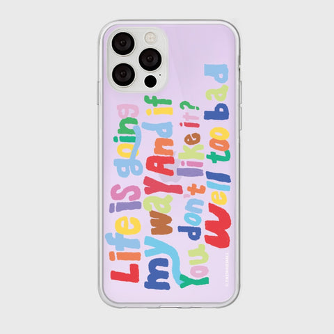 [THENINEMALL] Crayon My Way Mirror Phone Case