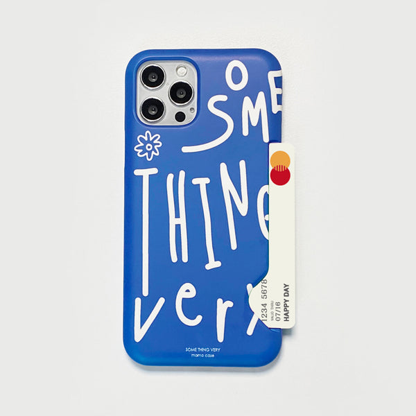 [MOMO CASE] 509 SOMETHING(블루) Phone Case