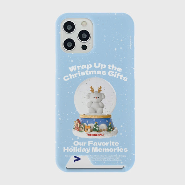 [THENINEMALL] Ppokku Snowball Hard Phone Case (2 types)