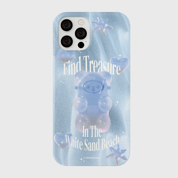 [THENINEMALL] 화이트 샌드 Hard Phone Case (3 types)