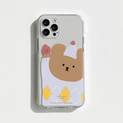 [MOMO CASE] 498 해피곰구마 Jelly Case