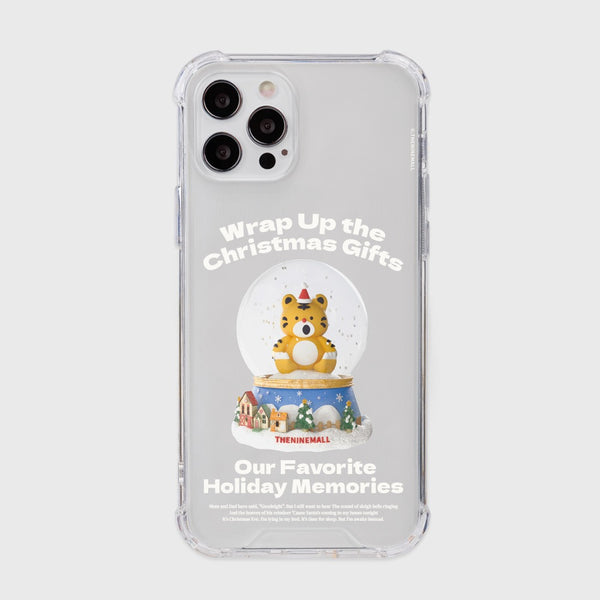 [THENINEMALL] Hey Tiger Snowball Clear Phone Case (3 types)