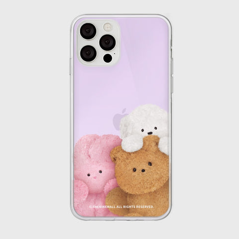 [THENINEMALL] 스냅 프렌즈 Mirror Phone Case