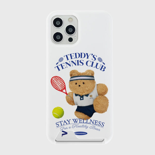 [THENINEMALL] 테디 테니스 클럽 Hard Phone Case (3 types)