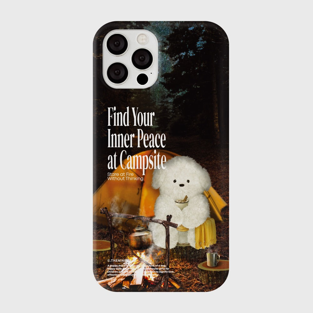 [THENINEMALL] Photo Camping Ppokku Hard Phone Case (2 types)