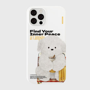 [THENINEMALL] Yellow Camping Ppokku Hard Phone Case (2 types)