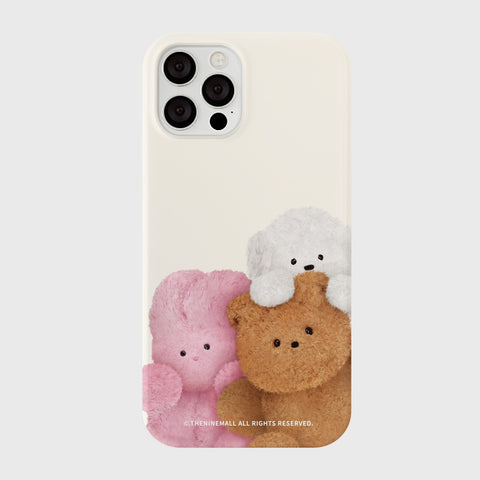 [THENINEMALL] 스냅 프렌즈 Hard Phone Case (3 types)