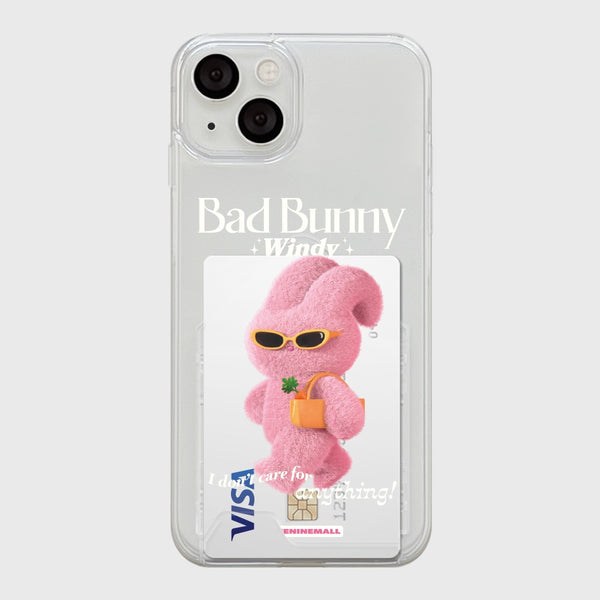 [THENINEMALL] Bad Windy Clear Phone Case (3 types)