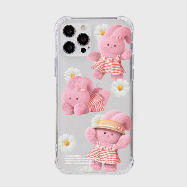 [THENINEMALL] Pattern Picnic Day Windy Clear Phone Case (3 types)